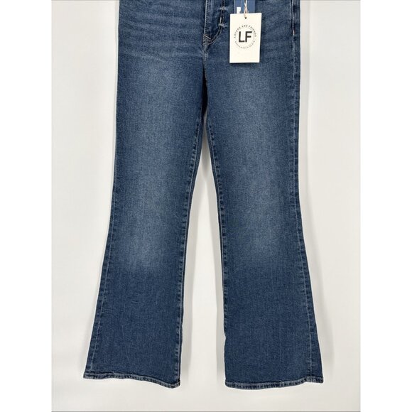 LOVERS AND FRIENDS Size 24 River Verona Stretch Denim Flare Jeans Revolve New - Picture 5 of 14